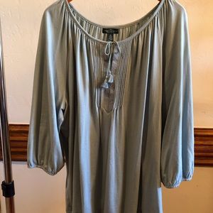 LRL Lauren Jeans Co. Peasant Top 3X